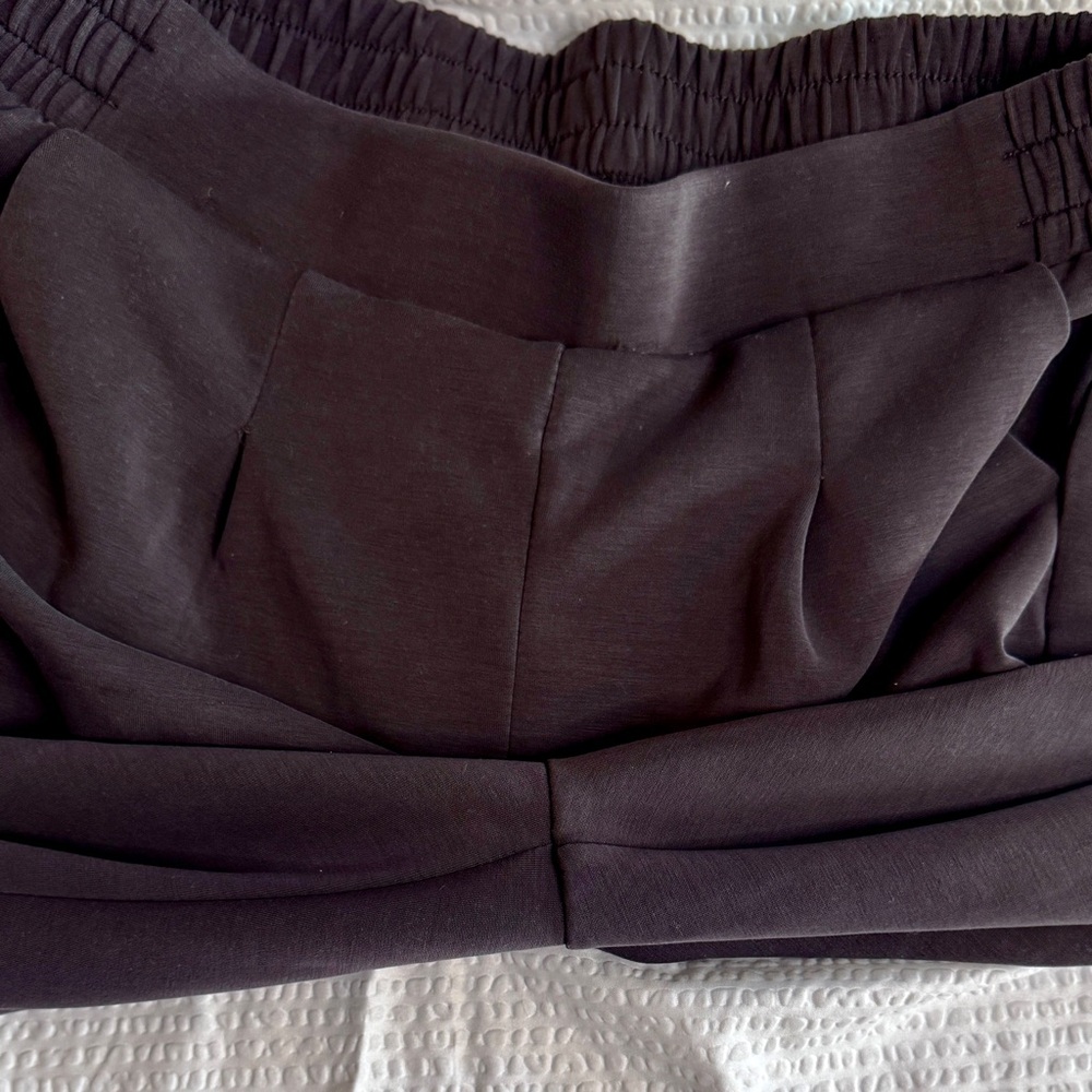 AVIA Luxe Athleisure Set S (4–6) Charcoal 1/4 Zip Pullover + Joggers - Picture 9 of 10